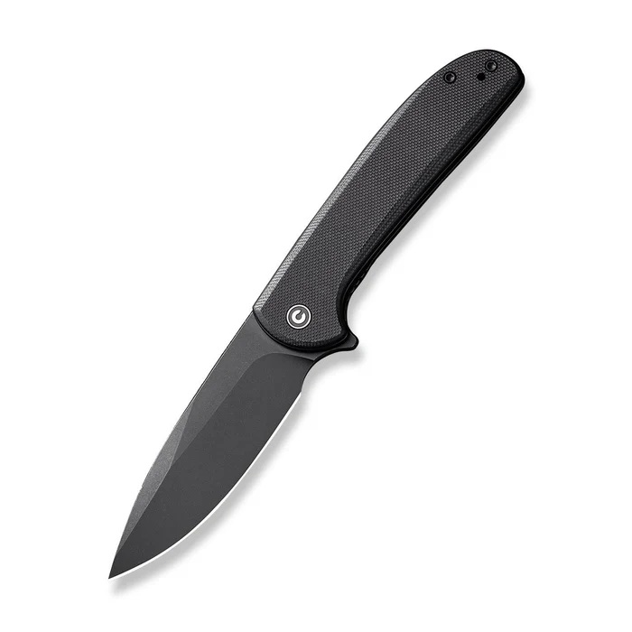 CIVIVI Primitrox Folding Drop Point Knife, Black - C23005A-2