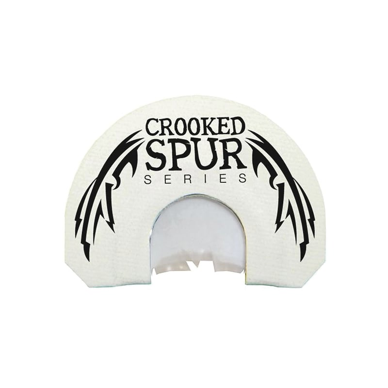 FoxPro Crooked Spur White V-Cut Slash Turkey Mouth Game Call, White