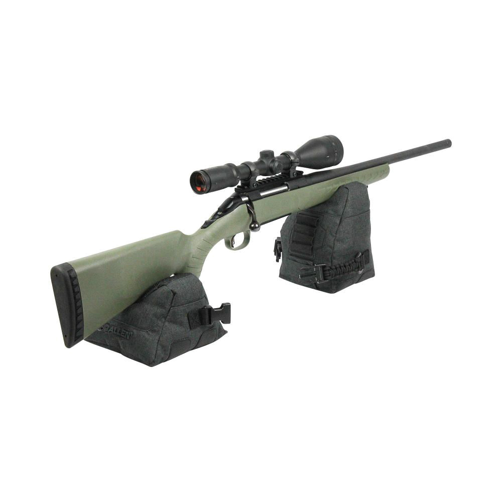 Allen Eliminator Polyester Filled Front and Rear Premium Shooting Rest Combo, Gray - 18417