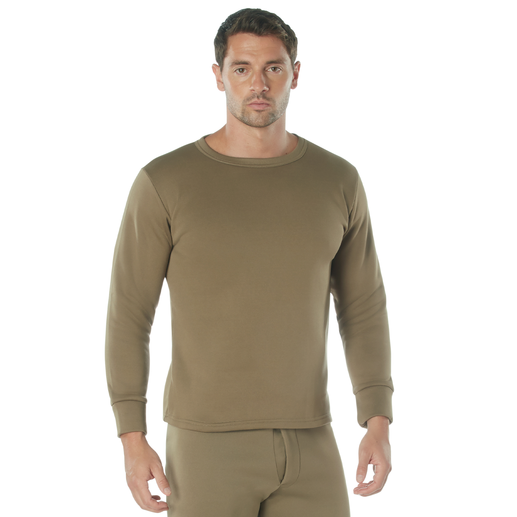 Rothco Ecwcs Poly Crew Neck Top - Ar 670-1 Coyote Brown, X-Large