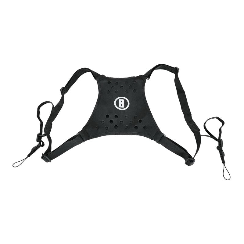 Stay Hands-Free with Bushnell Mesh Universal Binocular Harness, Black - BASFHARN