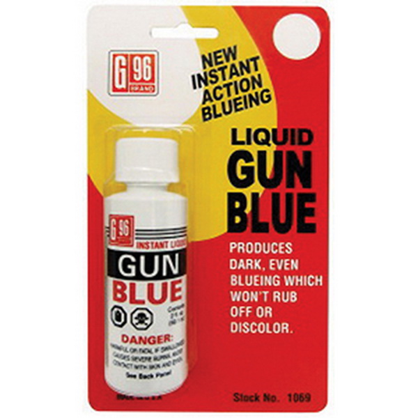 G96 Products Gun Blue Liquid, 2 fl oz Bottle - 1069