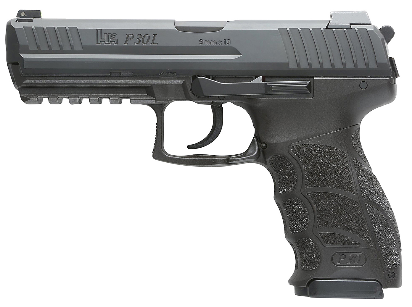 HK P30L V3 DASA 9mm Long Slide Pistol, 20-Round