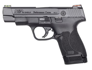 Smith  Wesson 11796 Performance Center MP Shield M2.0 40 SW 4 6171 Matte Black Black Armornite Stainless Steel Slide Black Polymer Grip