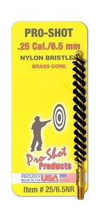 Pro-Shot .25 CAL./6.5MM Nylon Bristle Rifle Bore Brush 25/6.5NR