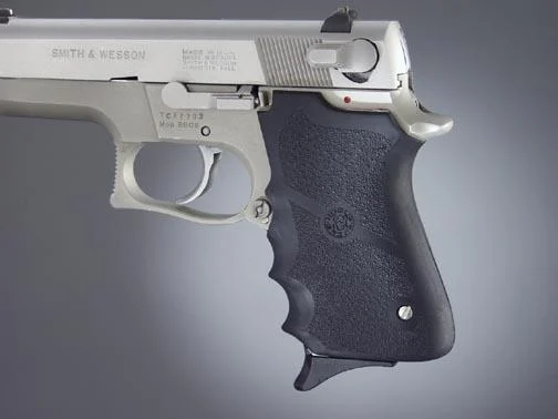 Hogue S 6906 Shorty 40 Rubber Grips with Finger Grooves