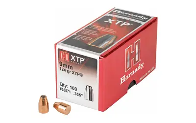 Hornady XTP 9MM .355 124GR 100CT