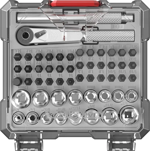 REAL AVID X3 DRIVER 52-PIECE - SOCKET GUNSMITHING BIT SET