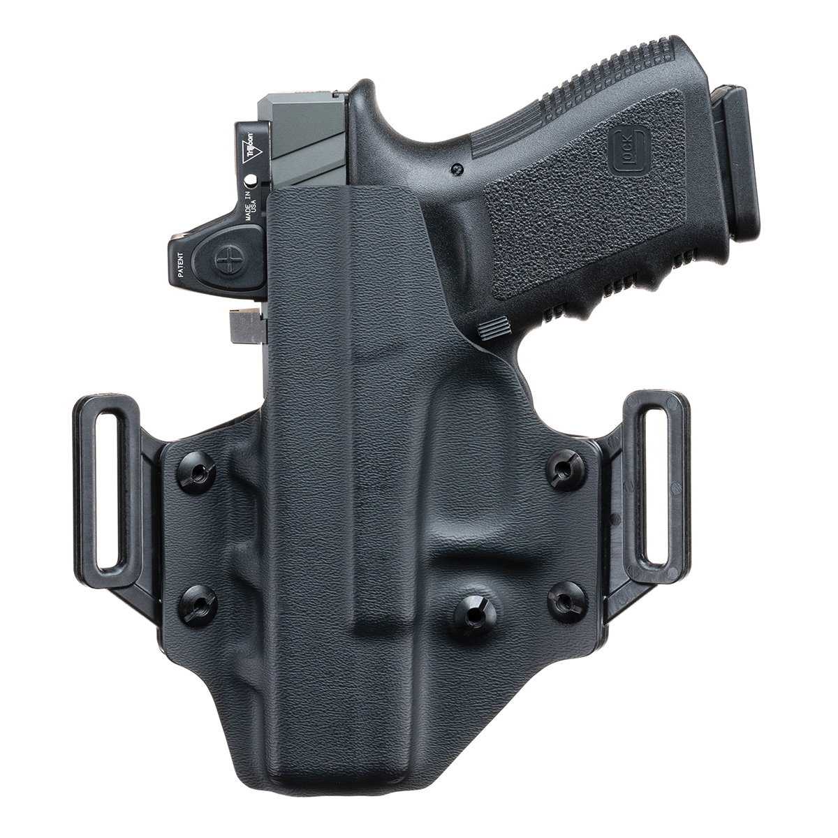 Crucial Concealment Covert OWB FN 509/510/545 OWB Holster Right Kydex, Black