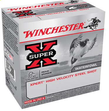 Winchester Xpert High Velocity Steel Shotshells WEX123H1, 12 Gauge, 3", 1-1/4 oz, 1400 fps, #1 Steel Shotshells Shot,