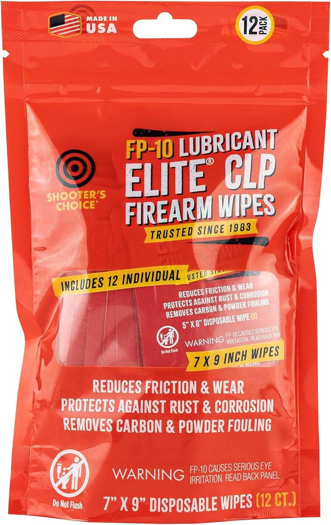 Otis FP-10 Lubricant Elite(R) CLP Individual Wipes 12-Pack - SHF-1SWFP-12B