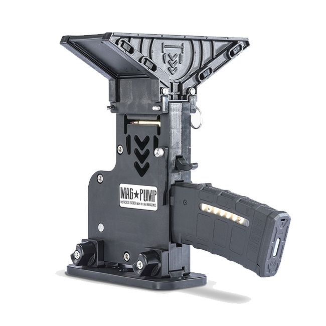 MagPump AR-15 Hopper-Fed .223/5.56 Magazine Loader, Black - MP-AR15