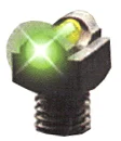 TRUGLO SIGHT STAR BRITE DELUXE - 6-48 THREADS FIBER OPTIC GREEN