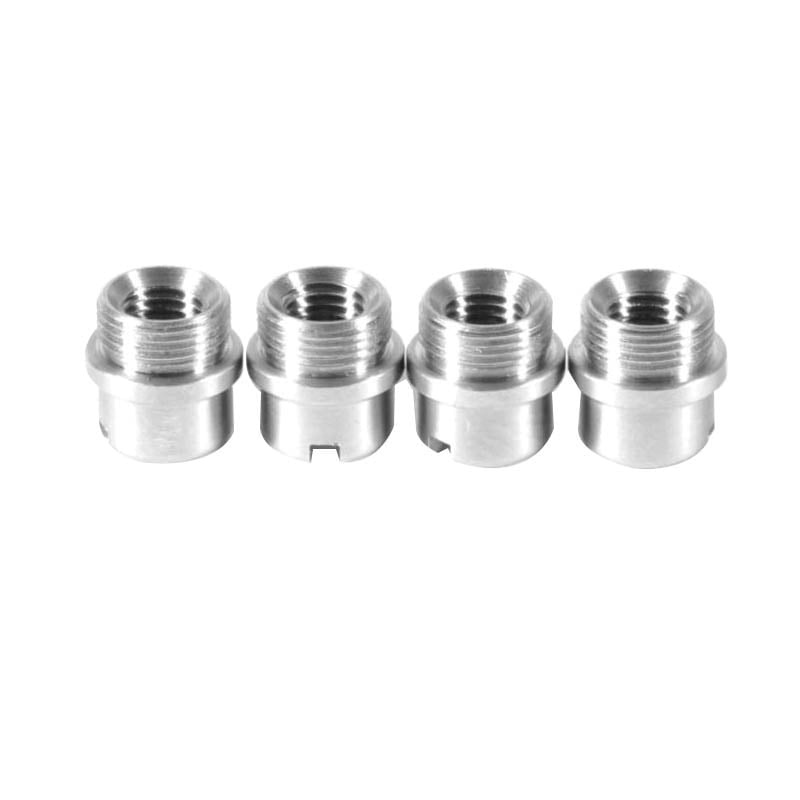 EGW 4-Pack Grip Screw Escutcheon Fits 1911 Commander/1911 Government/1911 Officer, Stainless Steel