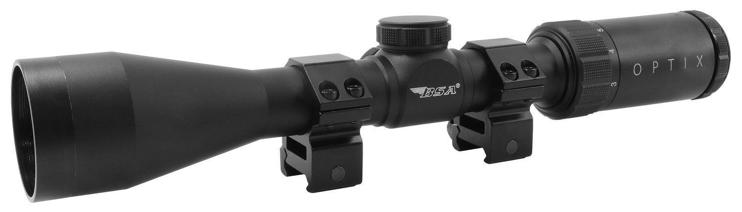 BSA Optics Optix Hunting Series 3-9x40mm BDC-8 1-Piece Rifle Scope - HS39X40TB