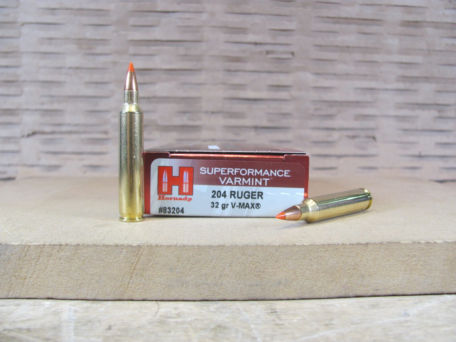 200 Round Case – 204 Ruger 32 Grain V-max Hornady Ammo – 83204