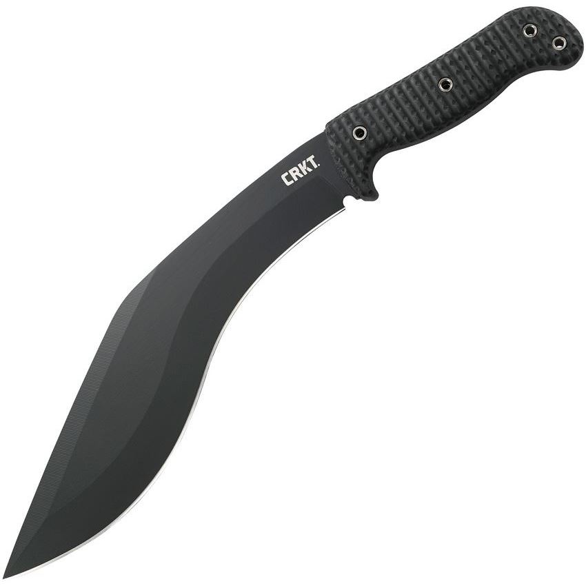 CRKT Kuk Recurve Fixed Knife Tactical Excellence in Stealthy Black - 2742
