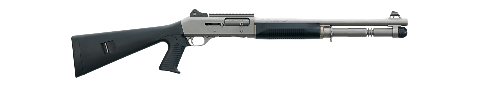 Benelli M4 Tactical 18.5" 12 Gauge Shotgun Pistol Grip, Ti/BLK - 11794