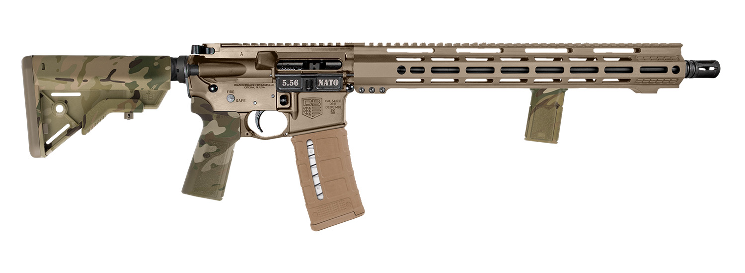 Diamondback DB15 5.56 NATO Semi-Auto Rifle 16" Multicam