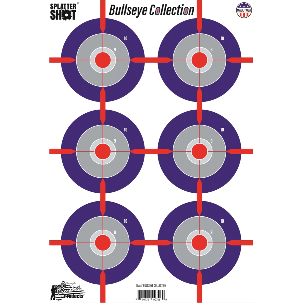 ProShot Splatter Shot Multi-Bullseye Target