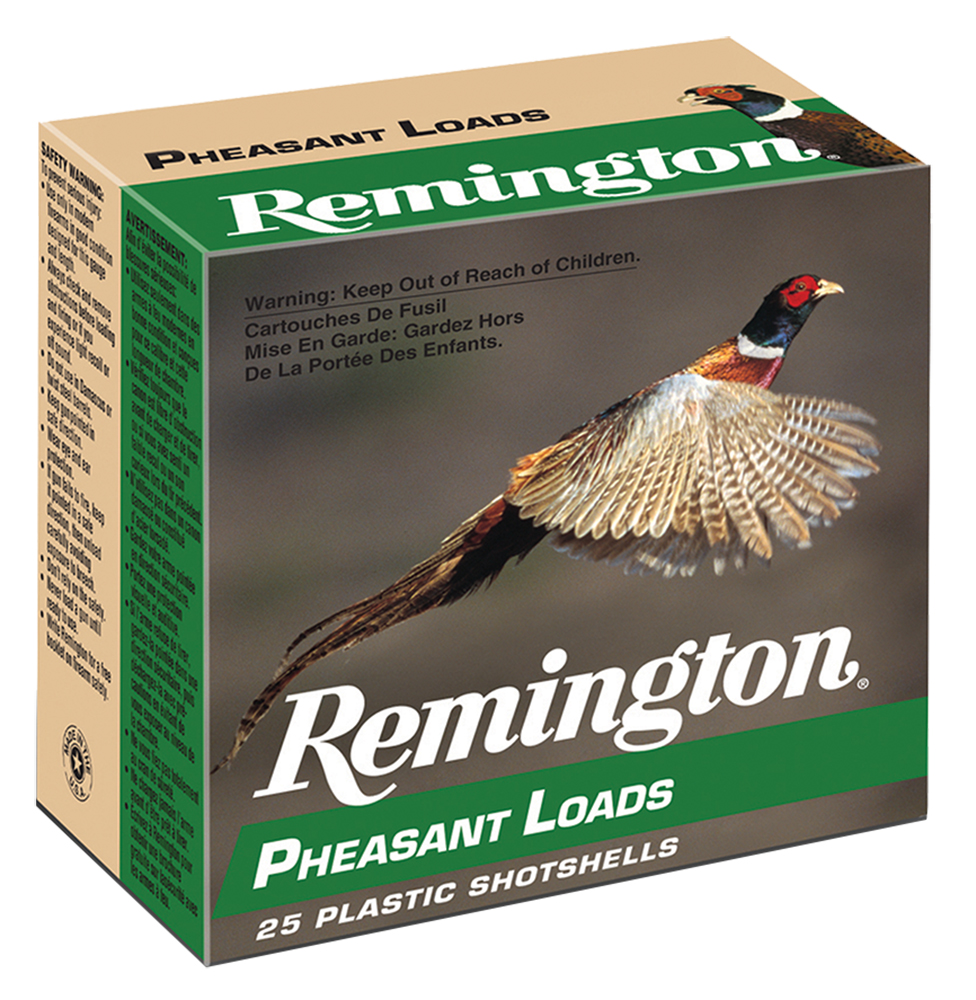 Remington Pheasant 2.75" 12 Gauge Ammo 4, 25/box - PL124