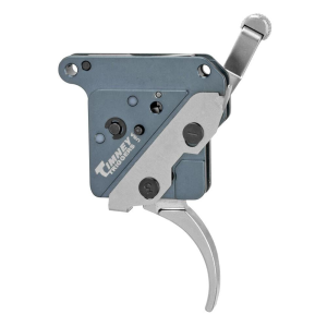 Timney-Triggers Timney Trigger for Remington 700 Nickel Plated Curved RH Silver