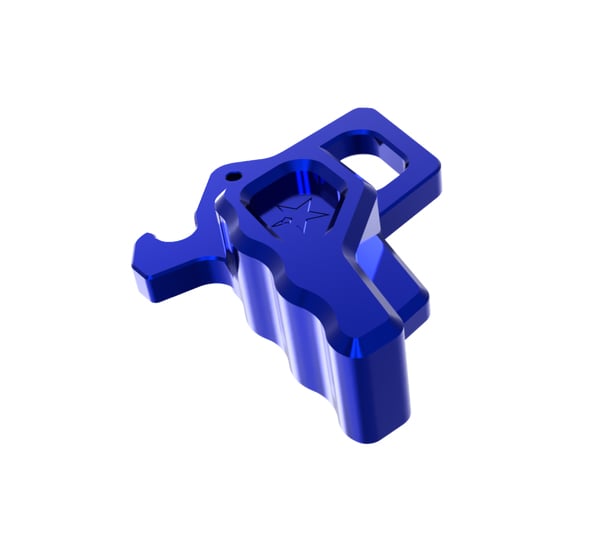 Lead Star Arms Ravage Extended AR-15 Charging Handle Latch, Blue