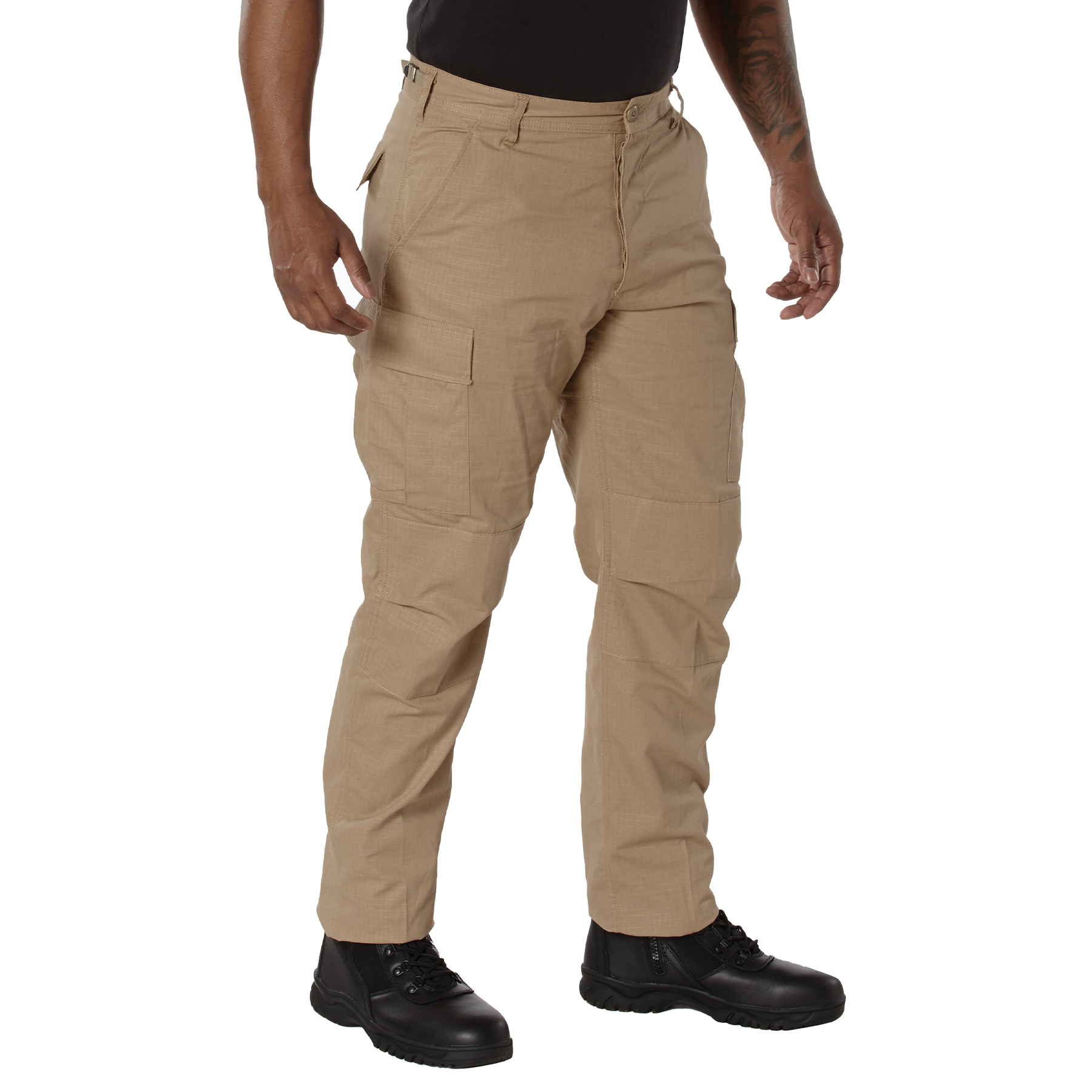 Rothco Rip-Stop Bdu Pants - Khaki, Large