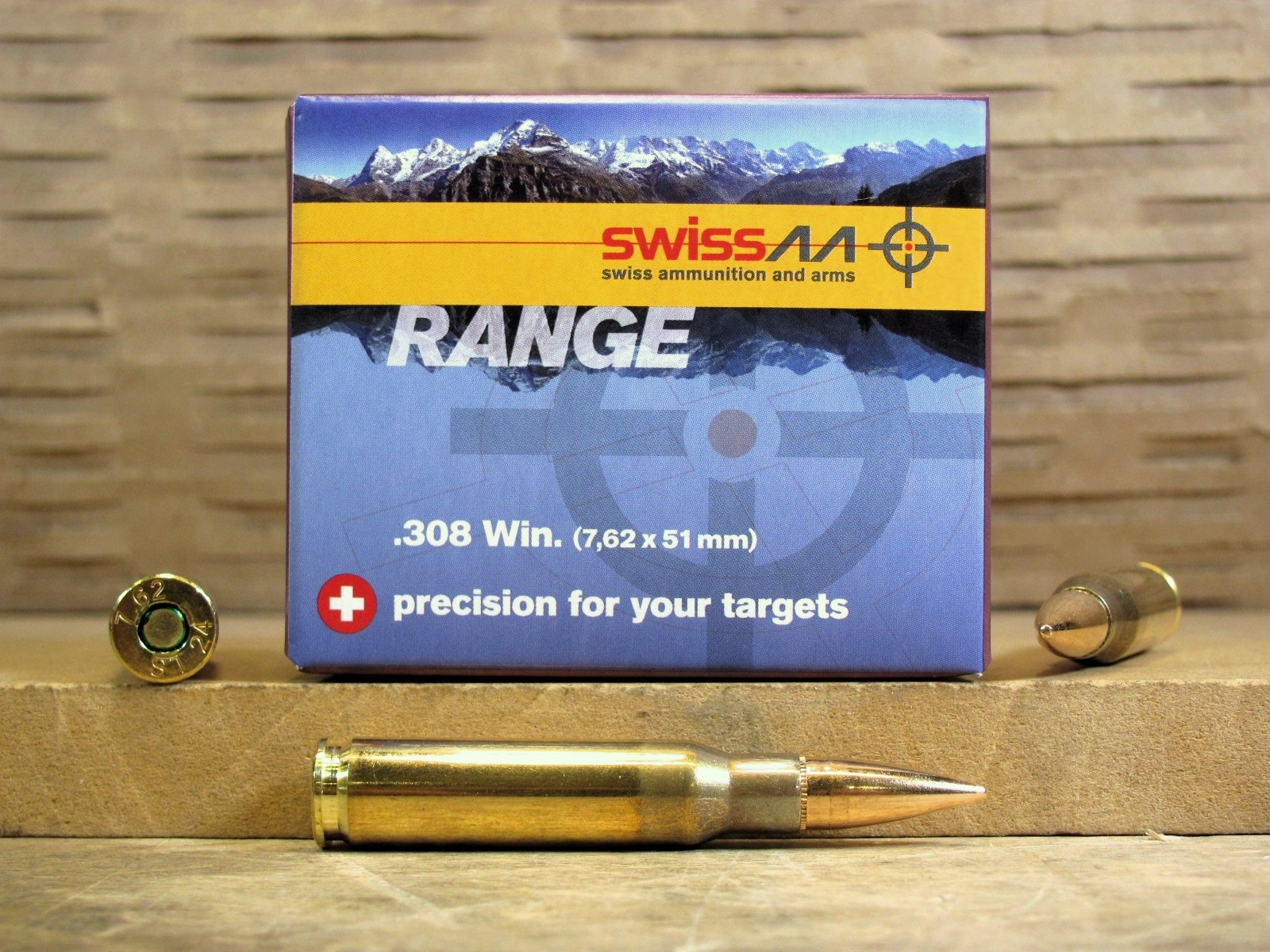 1000 Rounds – .308 Win 147 Grain FMJ Saltech Swiss Precision Range Ammo