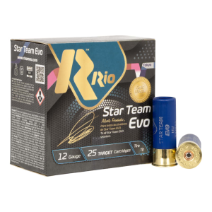Rio Ammunition ST32HV8 Star Team EVO High Velocity 12GA 2.75\" 1 1/8oz #8 Shot 25 Per Box/ 10 Cs - 25sh Box