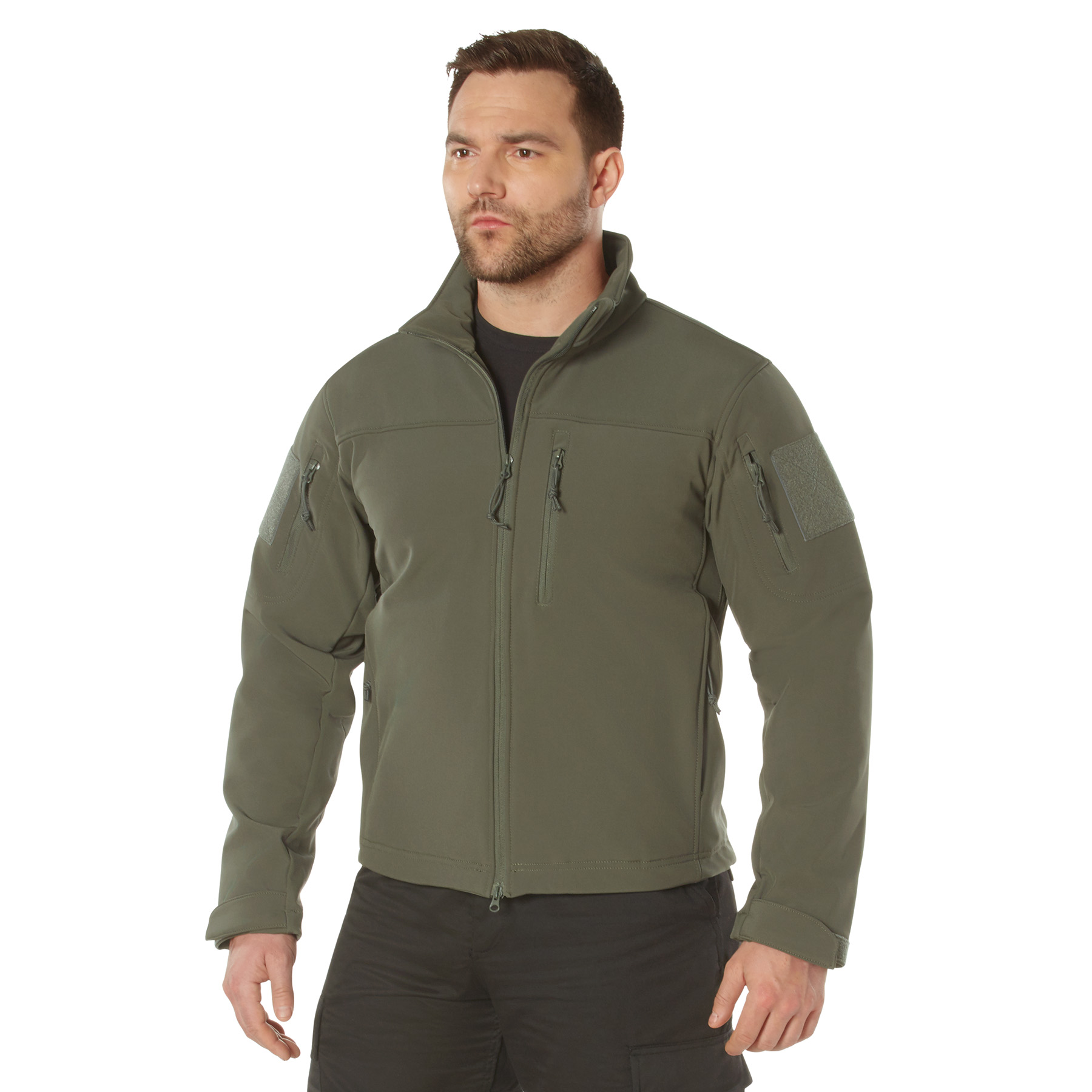 Rothco Stealth Ops Soft Shell Tactical Jacket - Olive Drab, Large