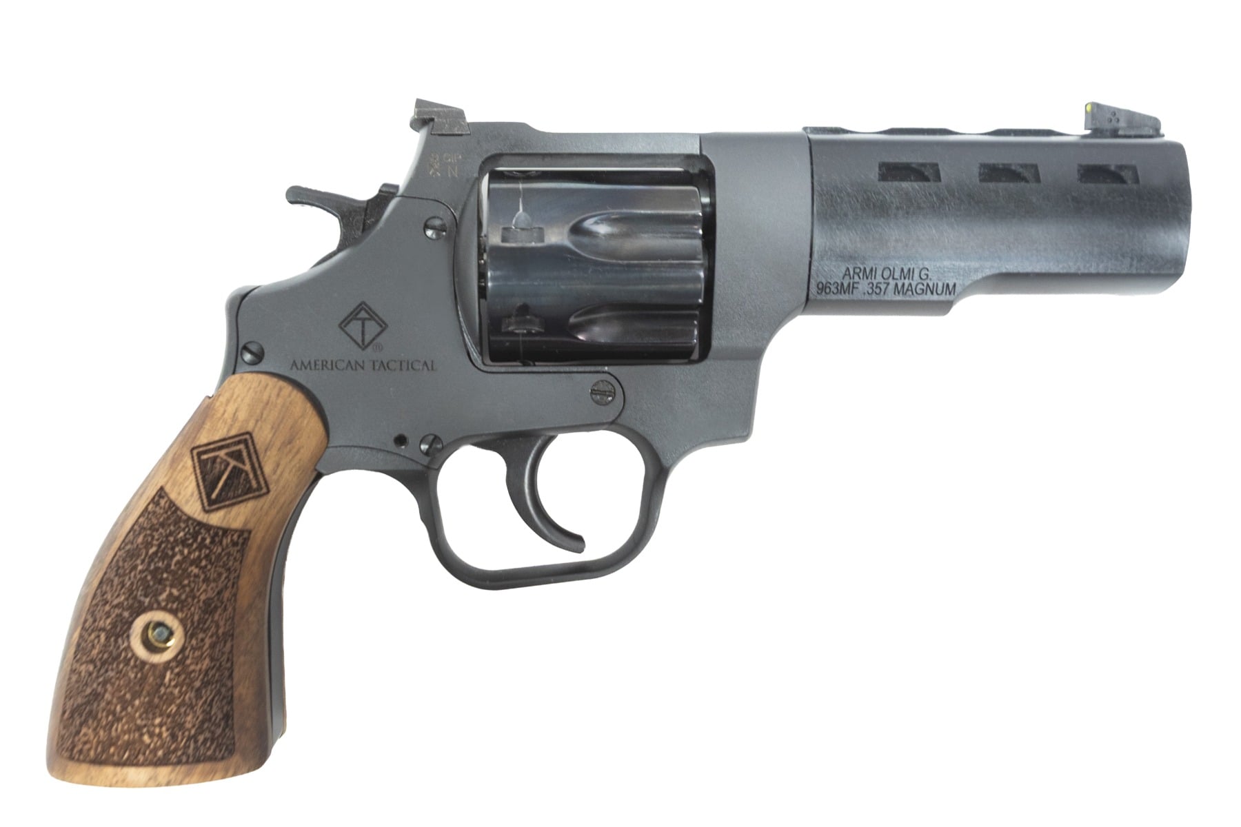 ATI - Olmi 963Mf Hgr .357 Mag Revolver 4" Bbl Fixed Sight - ATIG963MF3574FS