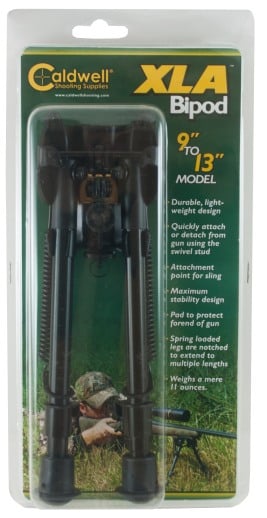 Caldwell XLA 9 to 13"Bipod  Fixed Model, Black 403215