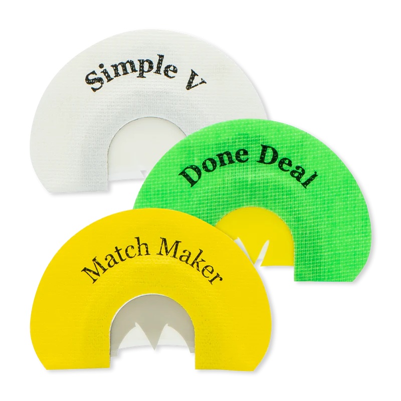 Rolling Thunder Classic Collection Turkey Mouth Call Multi Pack, 3 Pack - TC999-CLASSIC