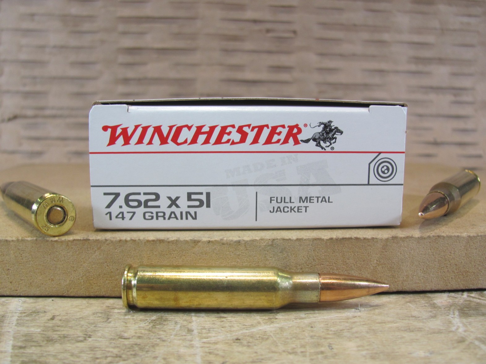 1000 Rounds – 7.62×51 NATO 147 Grain FMJ Winchester Q3130 Mil-Spec Ammo – NOTICE: USES MAGNETIC PROJECTILE
