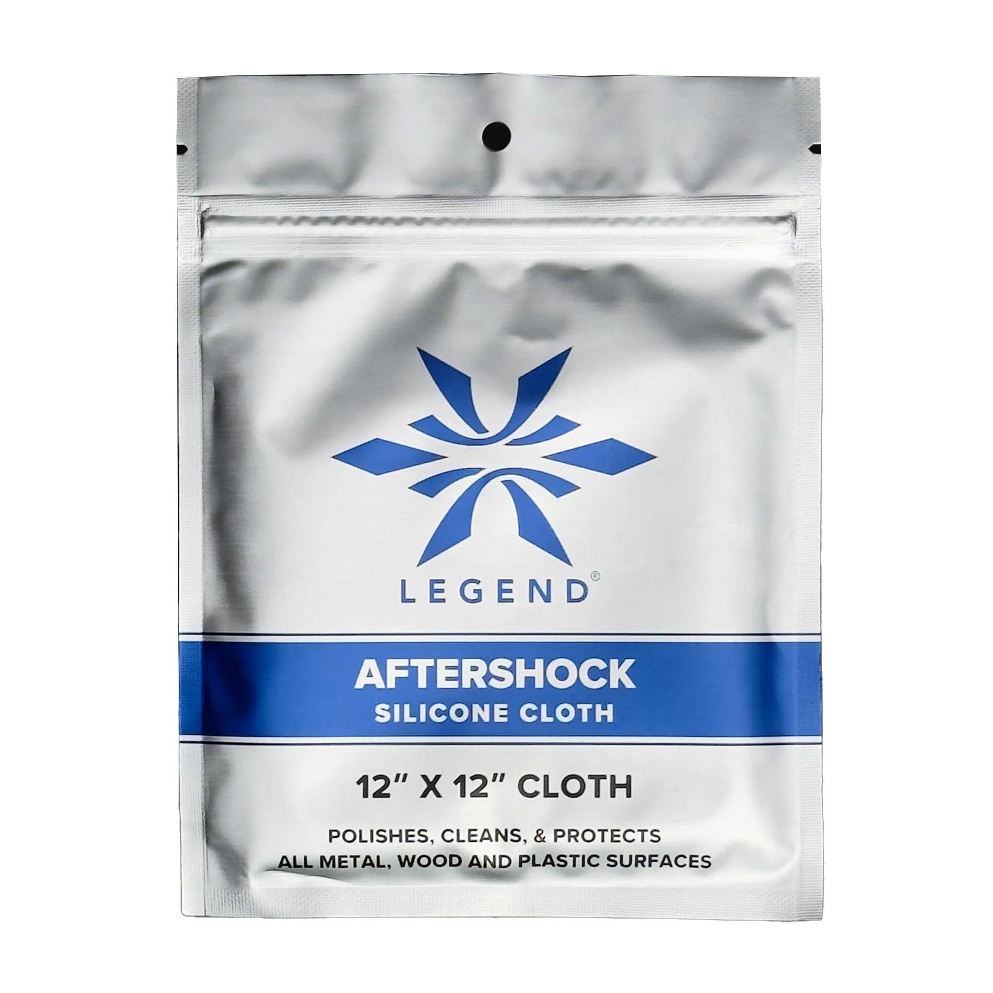 Legend Aftershock Silicone Cloth - 12"x12" Cotton Flannel Cleaning Cloth