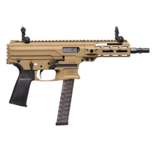 PANZER ARMS ARP 9 9MM PISTOL 6.5 T.B COYOTE TAN W/ TRI LUG FU SIGHTS, MLOK RAIL, 15RD/33RD