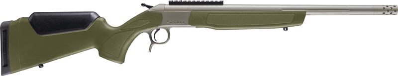 CVA Scout TD V3 .450 Bushmaster 22" Rifle - Stainless/OD Green