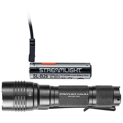 Streamlight ProTac HL-X 1000 Lumen Tactical Flashlight w/ SL-B26 Battery, Black  - 88084
