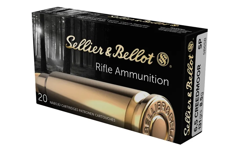 S&B 6.5 Creedmoor 131gr SP 20 Rounds Ammunition - SB65B