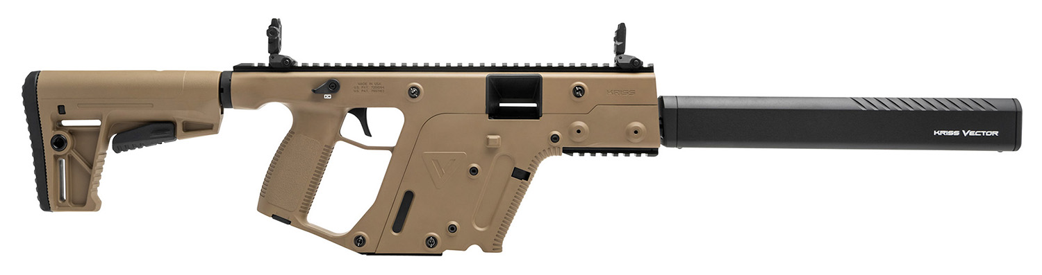 KRISS VECTOR CRB G2 9MM 16″ – 40RD M4 STOCK FDE - No Credit Card Fees - Free Shipping