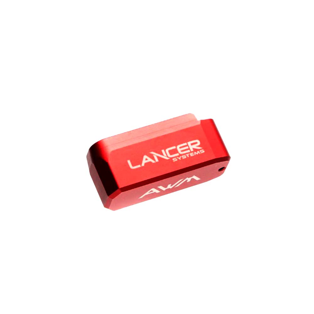 Lancer Systems L5AWM +6 Extended Basepad Red - L5AWM-EXTBP-06-RED