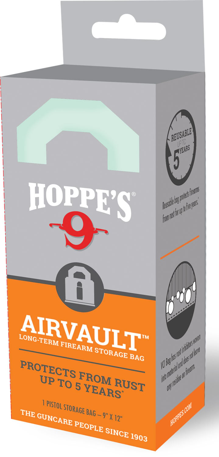 Hoppes AirVault Pistol Storage Bag, Black - HVCIS