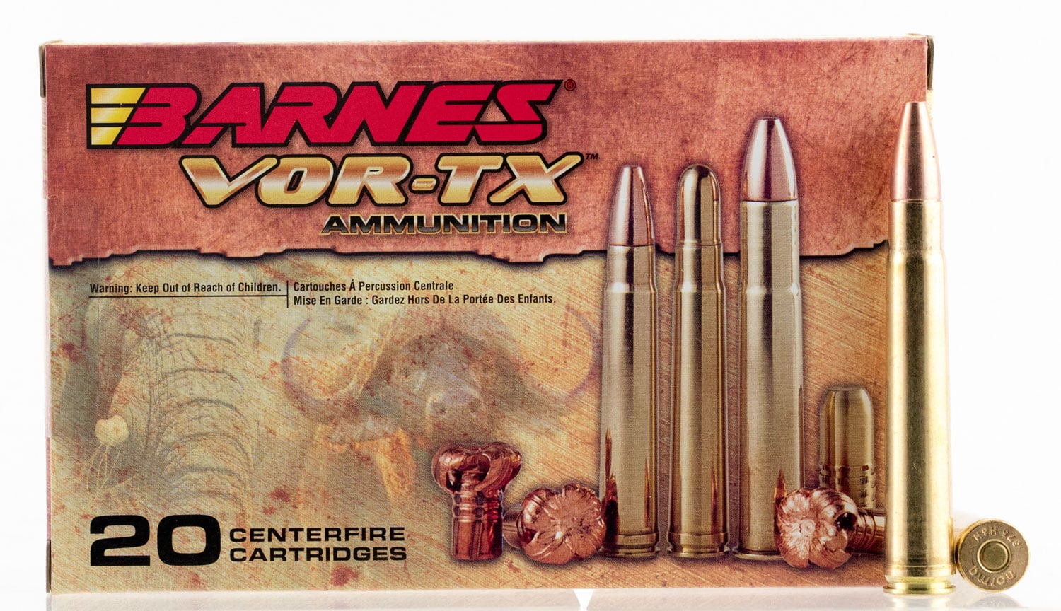 Barnes VOR-TX Safari Rifle .375 H&H 300 gr TSX FB 2540 fps – 20/box - No Credit Card Fees - Low, flat rate shipping