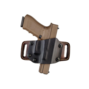 Tagua TX 1836 Mini Partner-Kydex/Leather for Most Glocks  9mm/40 mm Blk RH