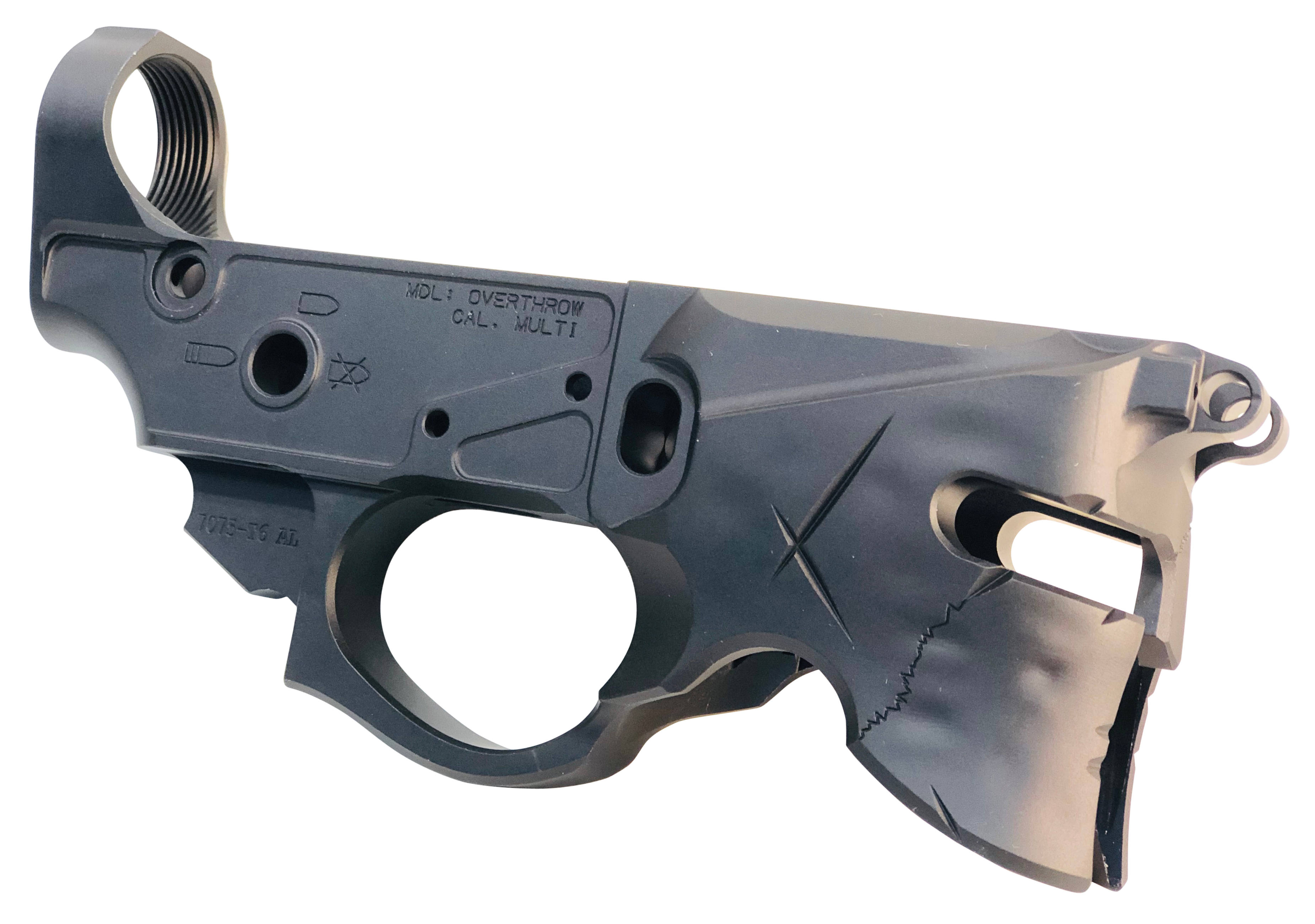Sharps Bros Overthrow Black Anodized AR-15 Stripped Lower