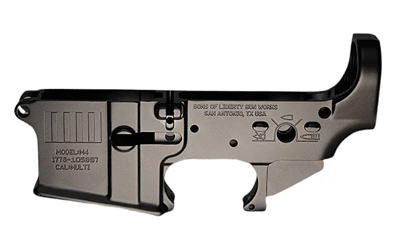 SOLGW Stripes Stripped Lower Receiver - Black