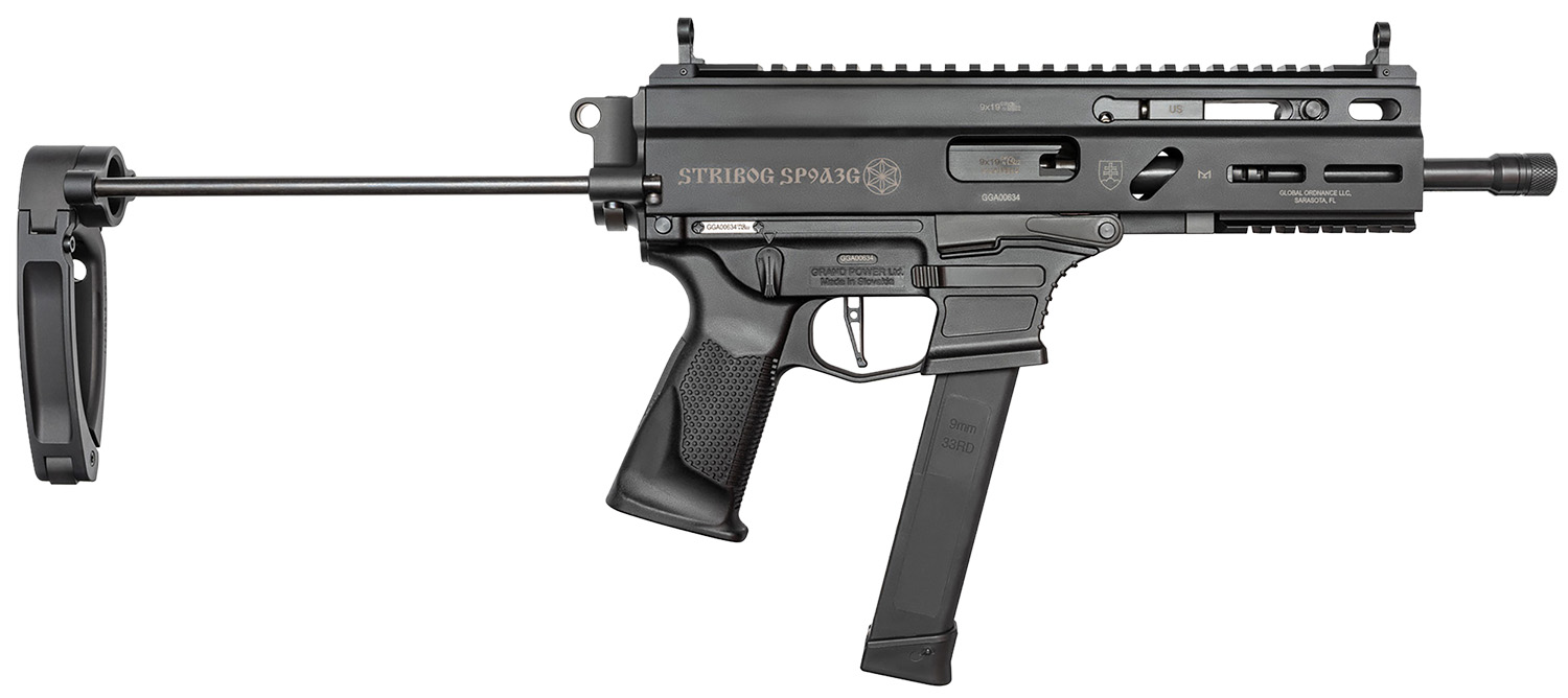 Grand Power Stribog SP9A3G 9mm PDW with Tailhook Brace