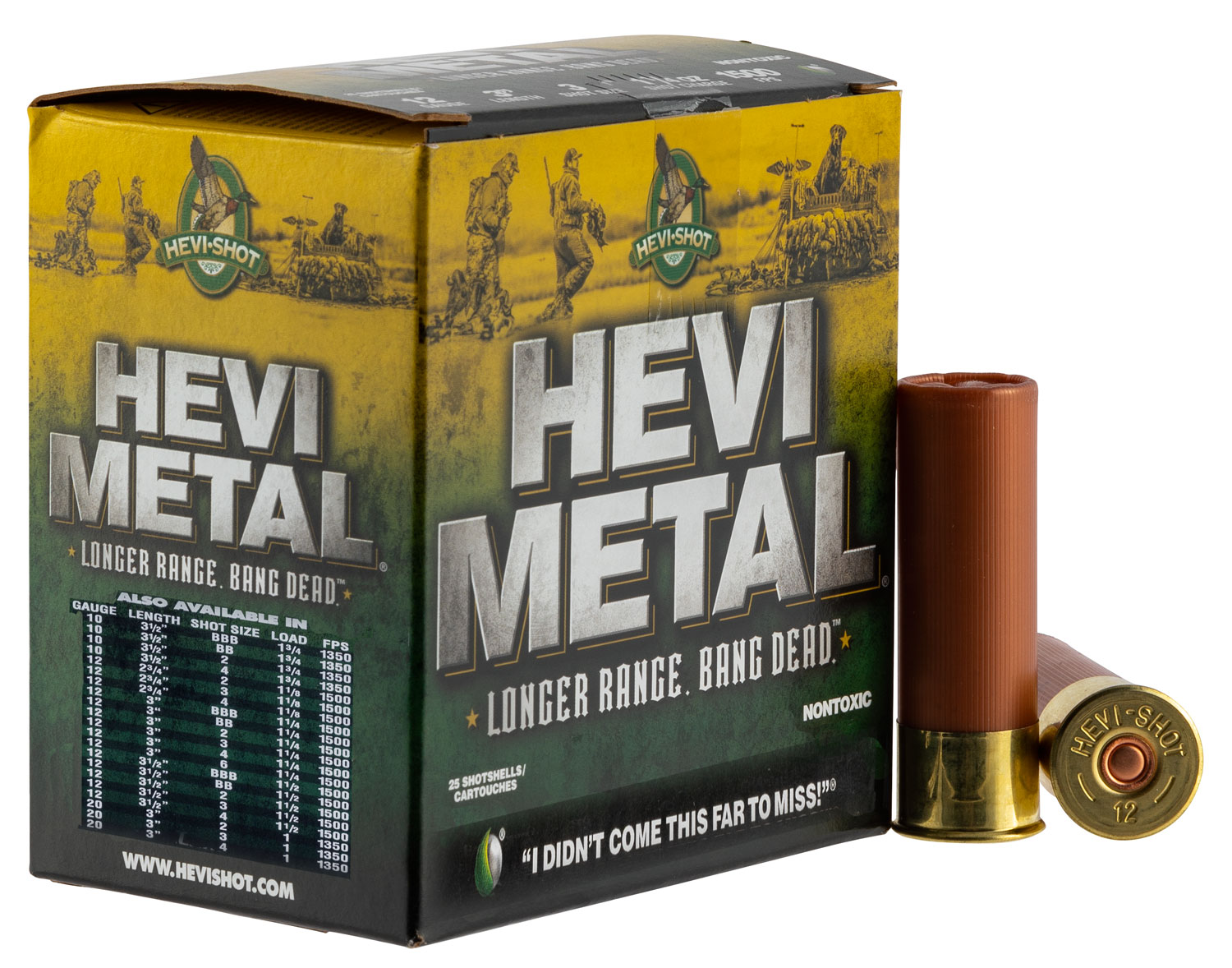 Hevi-Metal Longer Range 12ga 3.5" #4 25rds - 38504