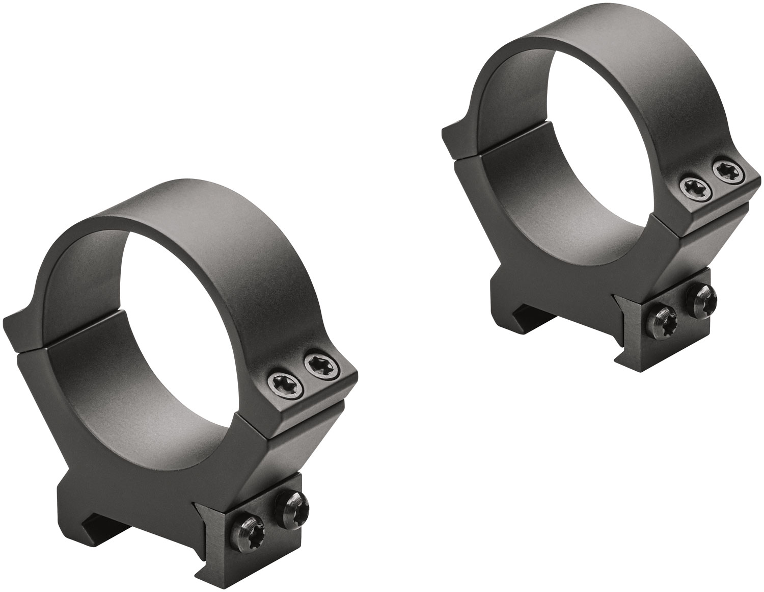 Leupold PRW2 34mm High Steel 2-Piece Cross-Slot Ring, Matte Black - 175860